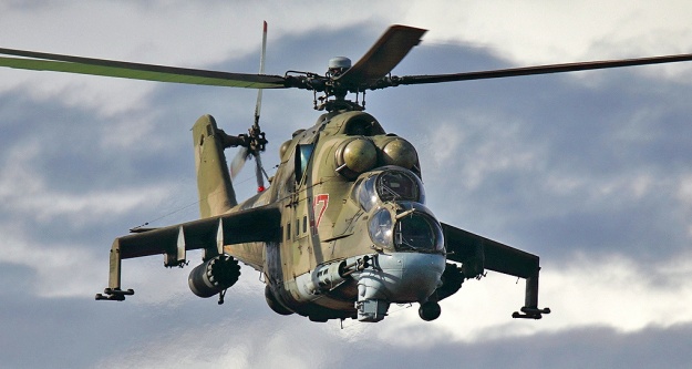 Suriye'de Rus Mi-24 helikopteri düştü