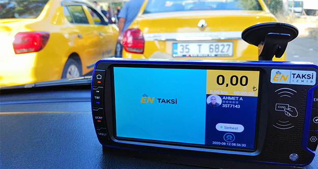 İzmirli taksicilerden Ankara'daki UBER'e tepki