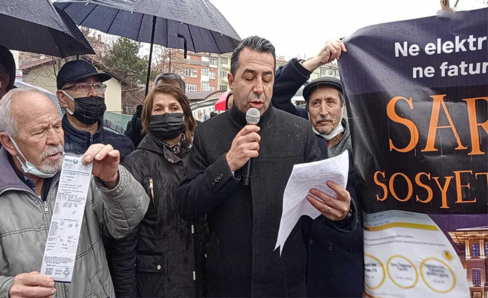 CHP Niğde 'den zam protestosu