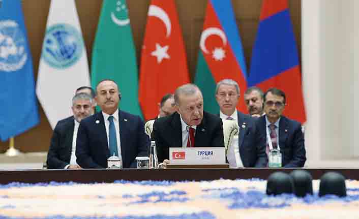 Erdoğan: Özbekistan'a iş birliği vurgusu