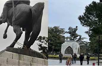 Samsun'da Atatürk anıtına saldıran kişiler tutuklandı