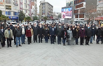 Burhaniye'de zam protestosu