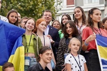 İmamoğlu Ukraynalı gençleri ağırladı