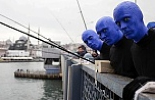 Blue Man Group Türkiye'ye hayran kaldı