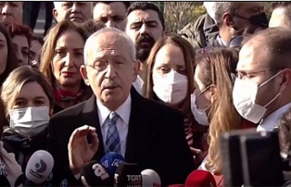 Kılıçdaroğlu MEB önünde basın açıklaması...