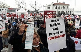 İstanbul'da zam protestosu