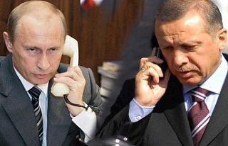 Erdoğan Putin'le telefonla görüştü