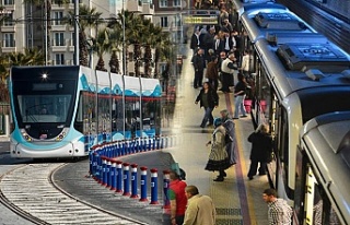 İzmir'de toplu ulaşım yoğunluğu