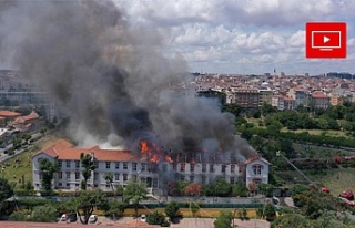 Balıklı Rum Hastanesi’nde yangın çıktı