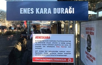 İzmir'de Enes Kara eylemi