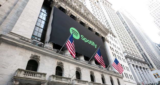 Spotify New York Borsası'nda