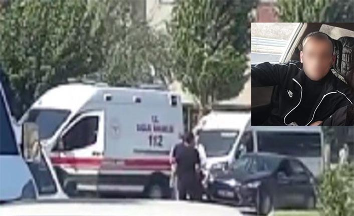 Hastane önünde ambulansı çaldılar