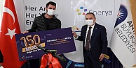 Antalya Büyükşehir'de 150 bininci doğal gaz abonesi için tören düzenlendi