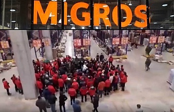 Migros depo işçilerinden iş bırakma eylemi