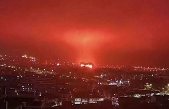 Çin'de kırmızı gökyüzü paniği