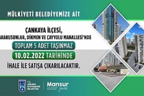 Ankara Büyükşehir 16 taşınmazını  satışa çıkarıyor