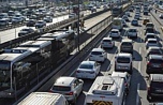 İstanbul trafiğinde yılbaşı yoğunluğu