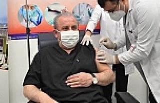 TBMM Başkanı Mustafa Şentop, COVİD-19 aşısı...