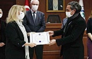 Yöresine Değer Katan Önder Kadın ödülü OKEP'e...